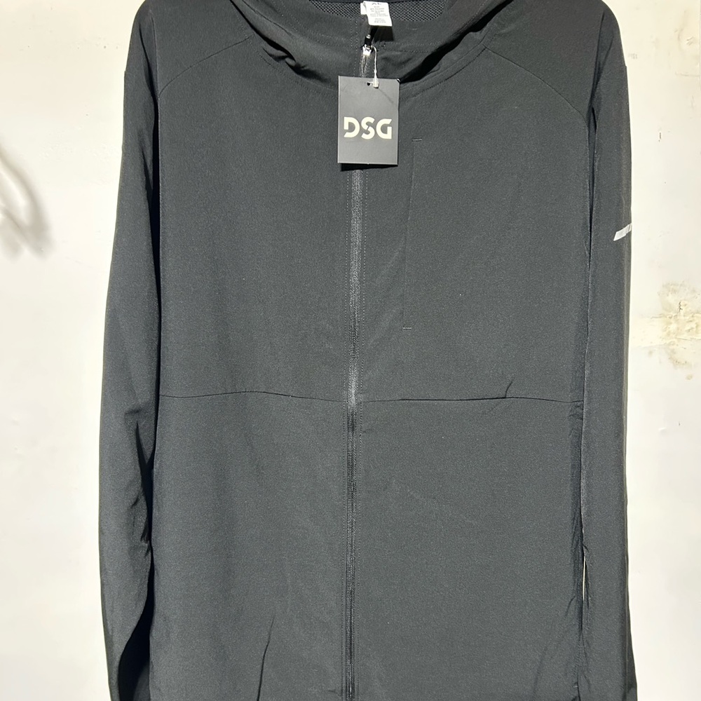 DSG Charcoal Zip-Up Running Jacket
